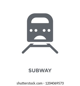 Subway icon. Subway design concept from  collection. Simple element vector illustration on white background.