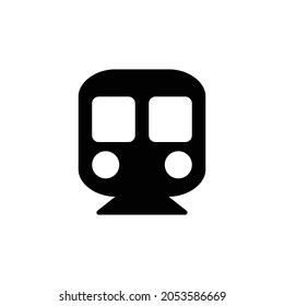 subway Icon. Flat style design isolated on white background. Vector illustration