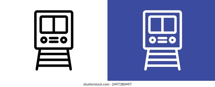Icono de metro Logotipo Conjunto de signos Vector Esquema