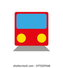 subway icon on white background