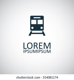 subway icon, on white background