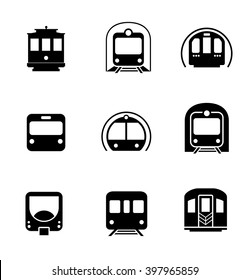 Subway metro icon. Vector elements. Can use for your design, interface, website, infographic and etc.