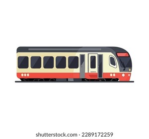 Subway or metro streamlined fast icon isolated