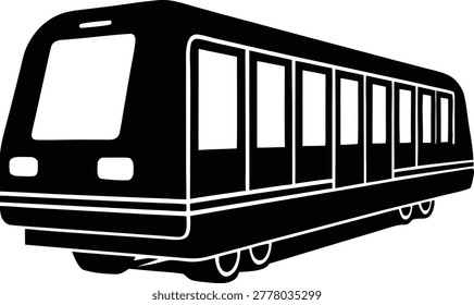 Subway metro train urban public transport system