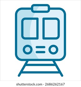 Elemento de ícone da estação de metrô para design