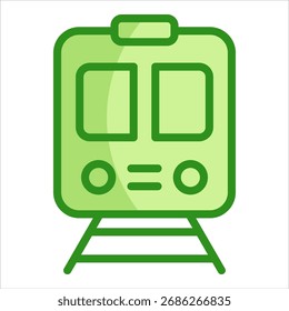 Elemento de ícone da estação de metrô para design