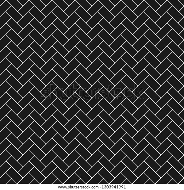 Subway Tile Seamless Pattern Herringbone Subway Stock Vector Royalty Free 1303941991 9462