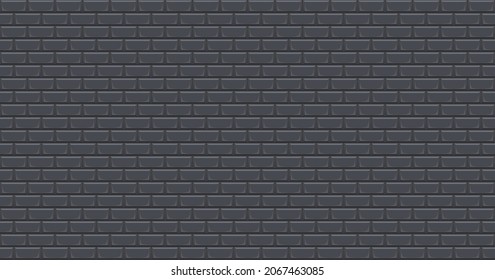 Subway tile seamless textures gray color. Metro ceramics tile background for kitchen, bathroom, outdoor architecture. Scale bricks wall. Vector Illustration 10 eps 