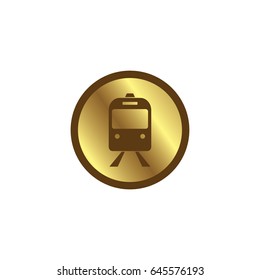 subway train glossy color website internet icon button theme vector art