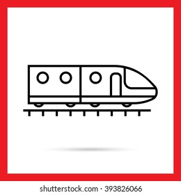 Subway train icon