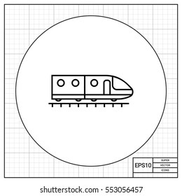 Subway train icon