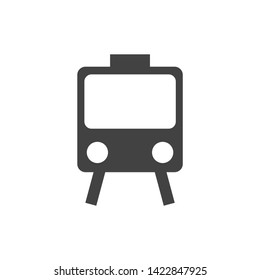 Subway train icon isolated on white background. illustration vector.