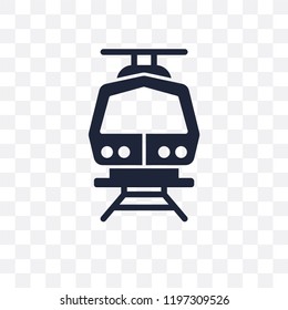 Subway transparent icon. Subway symbol design from Transportation collection.