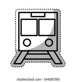 subway transport isolated icon vector illustration design