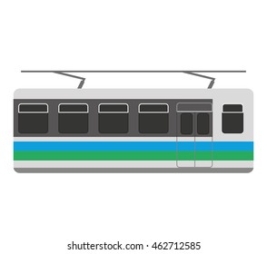 subway transport public icon vector illustration design