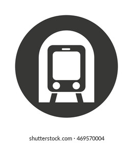 subway transport public icon vector illustration design