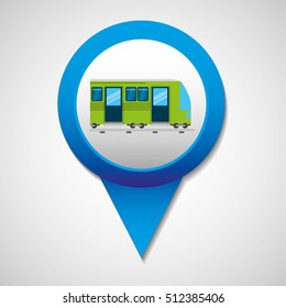 subway transport public icon vector illustration design