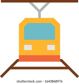 U-Bahn - Verkehrssymbol-Set. Hochwertige flache Vektorillustration-Illustration für Webseiten und mobile Applikationen.