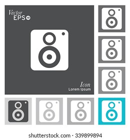 Subwoofer icon - vector, illustration.