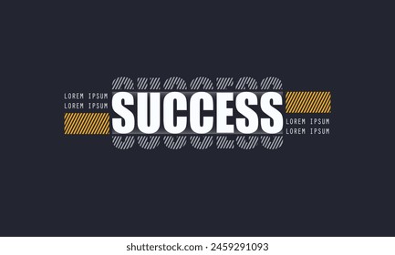 succes concept vector, good for motivational poster