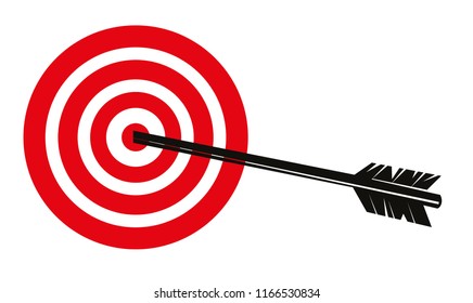 Succes dart sign vector design