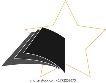 Logotipo de diseño exitoso material vectorial