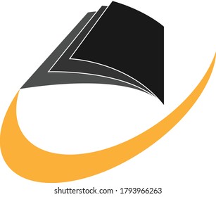 Logotipo de diseño exitoso material vectorial