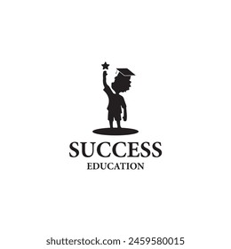 Succes Education Logo Simple Vintges