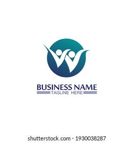 Succes Logo Team Work Brand And Business Logo, Vector Community, Unity Colorful And Friendship , Partner Teamwork Care Logo