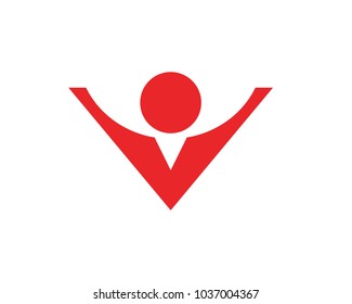 succes people logo vector