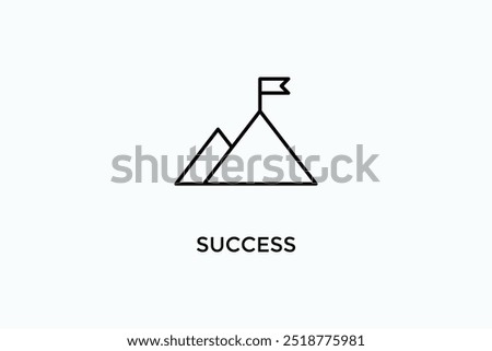 Succes Vector Icon Or Logo Sign Symbol Illustration
