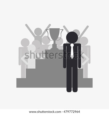 succesful businessman icon