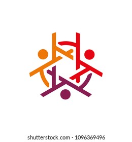 Success Abstract Business Community People vector graphic 