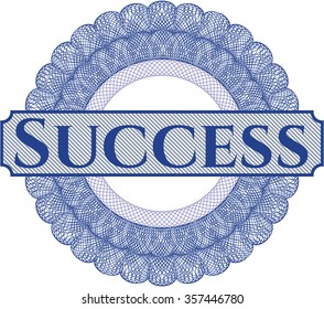 Rosette abstracto de éxito