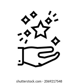 success achievement line icon vector. success achievement sign. isolated contour symbol black illustration