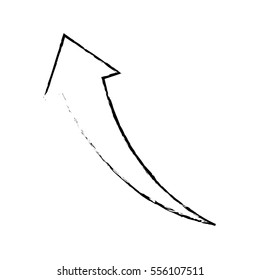 Success arrow up icon vector illustration graphic design