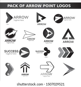 Success arrow logo, icon template for business etc, eps 10 - vector 