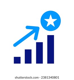 Success arrow and star. Effectiveness Increase Win Rates Reduce Complexity. Increase revenue recovery Reputation Management Growth Opportunities Achievement Podium Performance Improvement Ranking