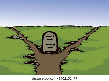 Success begin life pointer bad park travel diverse dirt track go line idea white sky text space. Outline black ink hand drawn make career think action start route icon sign vintage art doodle sketch