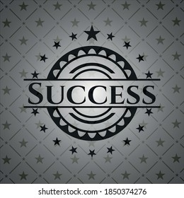Success black emblem. Vector Illustration. Detailed. 