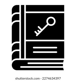 Success book icon design in trendy style, easy to use vector