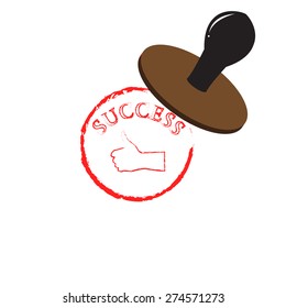  success in business design vector