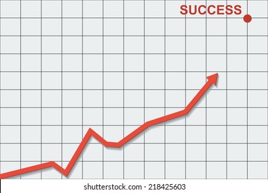 Success in business. EPS 10 vector illustration