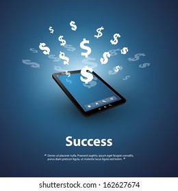 Success - Buy and Sell Online - Graphic Design Concept