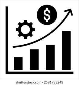 Success Chart Icon Element For Design