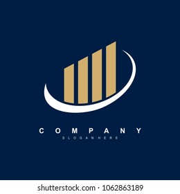 Success Chart Logo Design Template