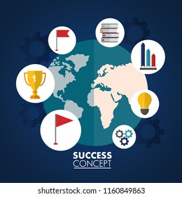 success concept card
