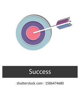 Success concept. Creative idea design. flat vector illustration for your project, template, web page, presentation or mobile app.