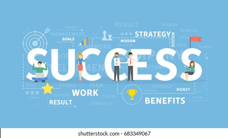 Success concept illustration.