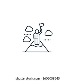 success creative icon. From Business icons collection. Isolated success sign on white background